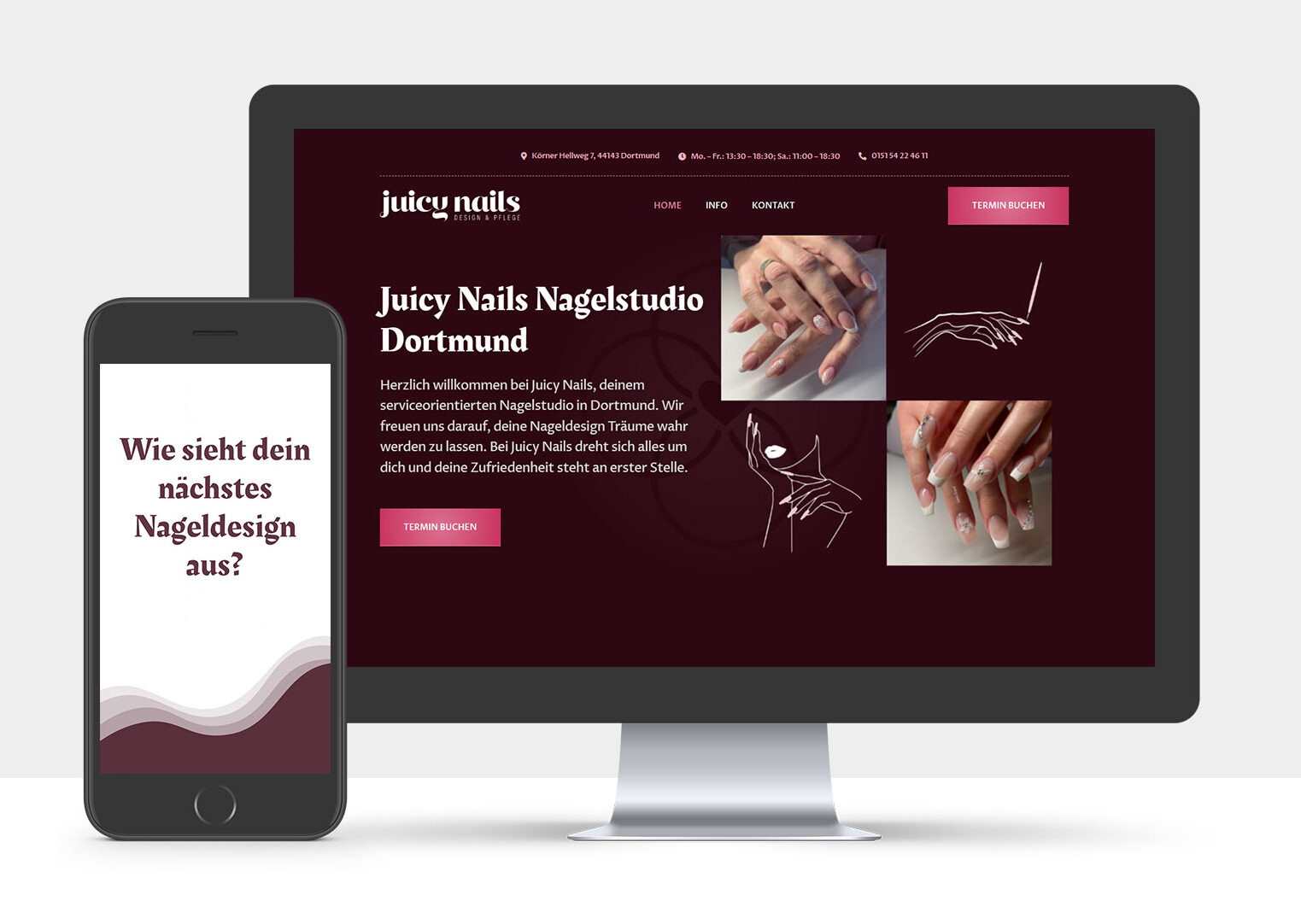 webdesign juicyNails